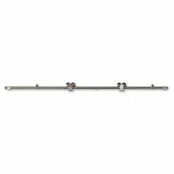 Colonial Elegance 78-3/4 in. x 3/4 in. Stainless Steel Urbano Rail Sliding Door Hardware Kit