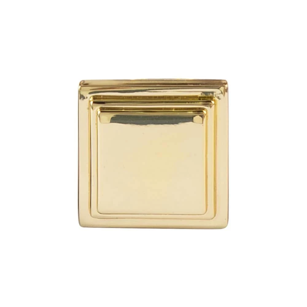 Utopia Alley 0.94 in. Polished Gold Zinc Material Cabinet Knob 9 Utopia Alley 0.94 in. Polished Gold Zinc Material Cabinet Knob - Image 7