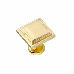 Utopia Alley 0.94 in. Polished Gold Zinc Material Cabinet Knob 15 Utopia Alley 0.94 in. Polished Gold Zinc Material Cabinet Knob -idh by St. Simons Sales utopia alley cabinet knobs hw445gd 4f 1000