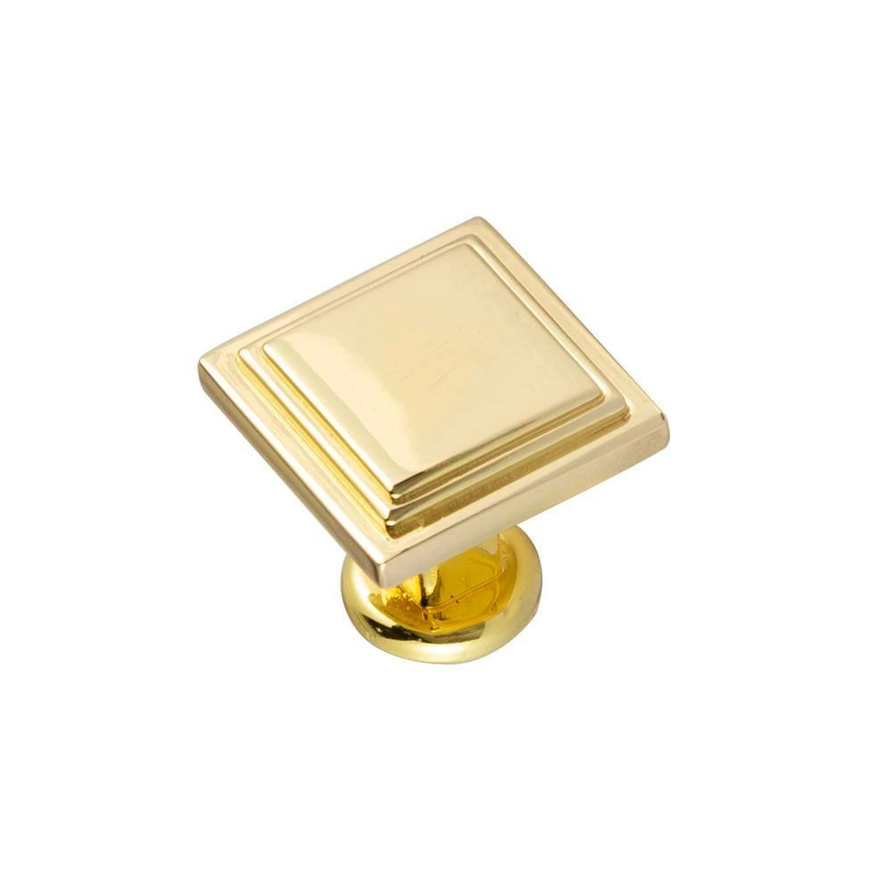 Utopia Alley 0.94 in. Polished Gold Zinc Material Cabinet Knob 7 Utopia Alley 0.94 in. Polished Gold Zinc Material Cabinet Knob - Image 5