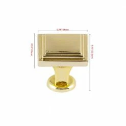 Utopia Alley 0.94 in. Polished Gold Zinc Material Cabinet Knob 18 Utopia Alley 0.94 in. Polished Gold Zinc Material Cabinet Knob -idh by St. Simons Sales utopia alley cabinet knobs hw445gd fa 1000