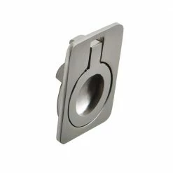 Utopia Alley Kent Drop Ring Cabinet Pull, Brushed Nickel, 1.6" -idh by St. Simons Sales utopia alley drawer pulls hw299plbn021 c3 1000