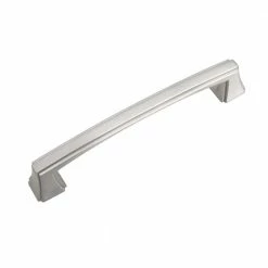 Utopia Alley Brett Brushed Nickel Cabinet Center-to-Center Pull, 5" Center-to-Center