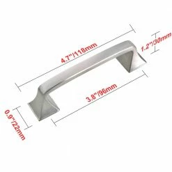 Utopia Alley Brax Cabinet Center-to-Center Pull Center-to-Center Handle, Brushed Nickel, 3 3/4" Center-to-Center 12 Utopia Alley Brax Cabinet Center-to-Center Pull Center-to-Center Handle, Brushed Nickel, 3 3/4" Center-to-Center -idh by St. Simons Sales utopia alley drawer pulls hw304plbn021 1f 1000