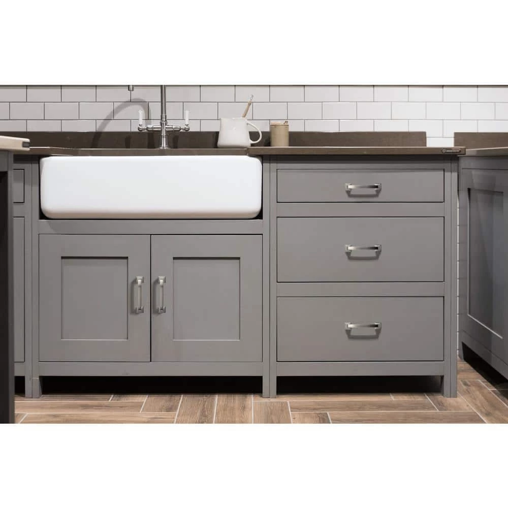 Utopia Alley Brax Cabinet Center-to-Center Pull Center-to-Center Handle, Brushed Nickel, 3 3/4" Center-to-Center 4 Utopia Alley Brax Cabinet Center-to-Center Pull Center-to-Center Handle, Brushed Nickel, 3 3/4" Center-to-Center - Image 2