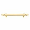 Utopia Alley 5 in. (128 mm) Center to Center Polished Gold Copper and Zinc Drawer Pull -idh by St. Simons Sales utopia alley drawer pulls hw390gd 64 1000