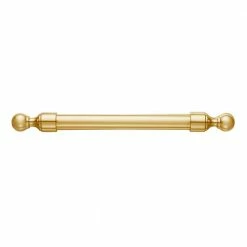 Utopia Alley 5 in. (128 mm) Center to Center Polished Gold Copper and Zinc Drawer Pull -idh by St. Simons Sales utopia alley drawer pulls hw390gd c3 1000