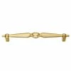 Utopia Alley 6.3 in. (160 mm) Center-to-Center Polished Gold Zinc Drawer Pull -idh by St. Simons Sales utopia alley drawer pulls hw398gd 64 1000