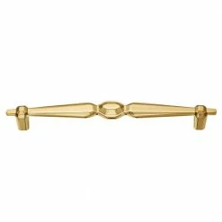 Utopia Alley 6.3 in. (160 mm) Center-to-Center Polished Gold Zinc Drawer Pull