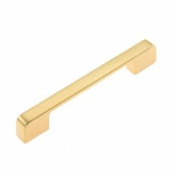 Utopia Alley 5 in. (128 mm) Center to Center Brushed Brass Zinc Drawer Pull 17 Utopia Alley 5 in. (128 mm) Center to Center Brushed Brass Zinc Drawer Pull -idh by St. Simons Sales utopia alley drawer pulls hw415bb 1f 1000
