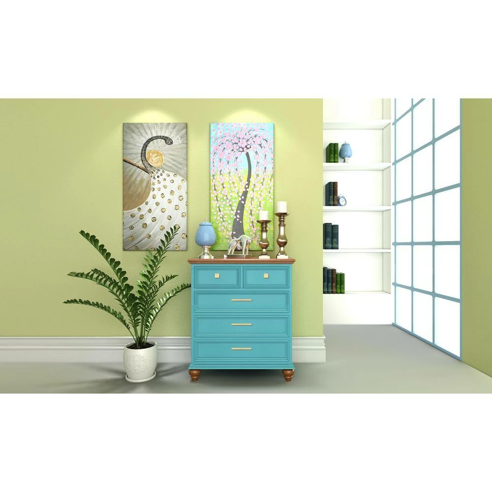 Utopia Alley 5 in. (128 mm) Center to Center Brushed Brass Zinc Drawer Pull 12 Utopia Alley 5 in. (128 mm) Center to Center Brushed Brass Zinc Drawer Pull - Image 10