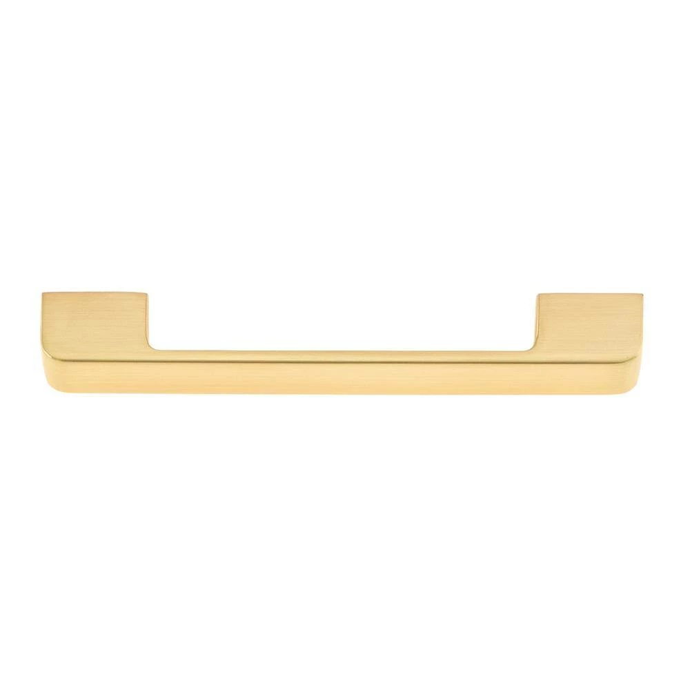 Utopia Alley 5 in. (128 mm) Center to Center Brushed Brass Zinc Drawer Pull 7 Utopia Alley 5 in. (128 mm) Center to Center Brushed Brass Zinc Drawer Pull - Image 5