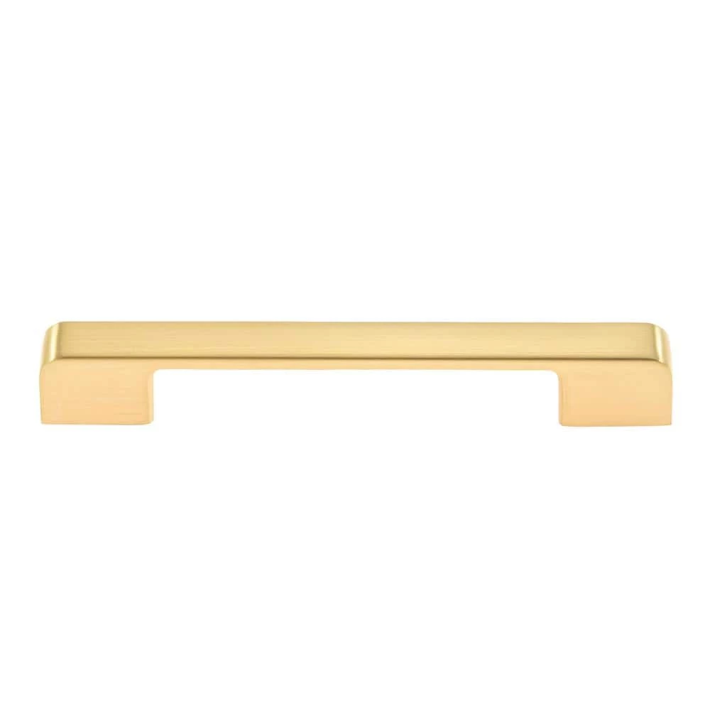 Utopia Alley 5 in. (128 mm) Center to Center Brushed Brass Zinc Drawer Pull 3 Utopia Alley 5 in. (128 mm) Center to Center Brushed Brass Zinc Drawer Pull