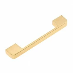 Utopia Alley 5 in. (128 mm) Center to Center Brushed Brass Zinc Drawer Pull 15 Utopia Alley 5 in. (128 mm) Center to Center Brushed Brass Zinc Drawer Pull -idh by St. Simons Sales utopia alley drawer pulls hw415bb c3 1000