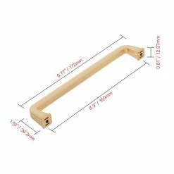 Utopia Alley 6.3 in. (160mm.) Center-to-Center Rose Gold Zinc Drawer Pull -idh by St. Simons Sales utopia alley drawer pulls hw424rg fa 1000