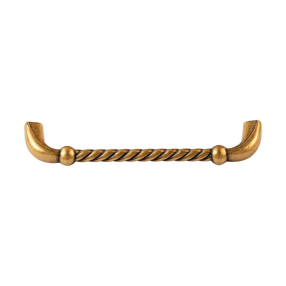 Utopia Alley 5 in. (127mm) Center, Antique European Brass Zinc Material Cabinet Pull 6 Utopia Alley 5 in. (127mm) Center, Antique European Brass Zinc Material Cabinet Pull - Image 4