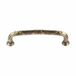 Utopia Alley 5 in. (127 mm) Center , Antique Brass Zinc Material Cabinet Pull