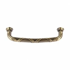Utopia Alley 5 in. (127 mm) Center , Antique Brass Zinc Material Cabinet Pull -idh by St. Simons Sales utopia alley drawer pulls hw444ab c3 1000