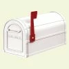 Salsbury Industries 4800 Series Post-Mount Heavy-Duty Rural Mailbox -idh by St. Simons Sales whites salsbury industries post mount mailboxes 4850wht 64 1000
