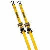 DEWALT 12 ft. x 1.25 in. Ratchet Tie Down Straps 1800 LB Break Strength (2-Pack) -idh by St. Simons Sales yellows golds dewalt ratchet straps dxbc18002 64 1000